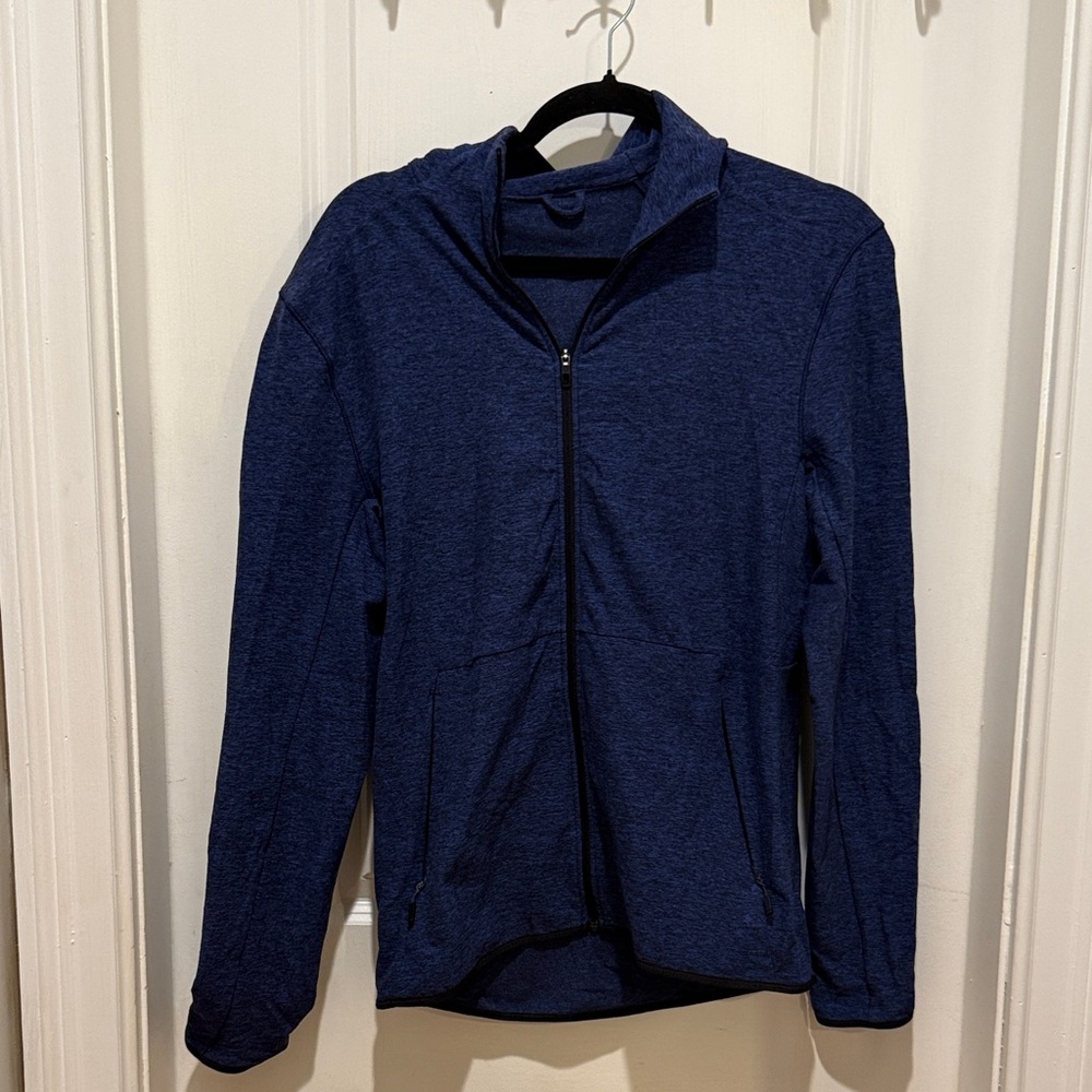 Lululemon Surge Warm Navy Blue Zip-Up Hoodie